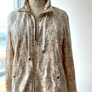 Vintage Petite Charter Club Women’s Full Zip cardigan Jacket size large